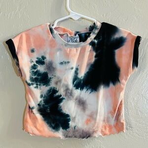 Kids Tie-Dye Handmade Set - Pink and Black